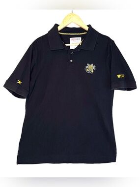 Pressbox Wichita State Shockers WSU Men’s Black Polo Shirt size M WuShock NCAA
